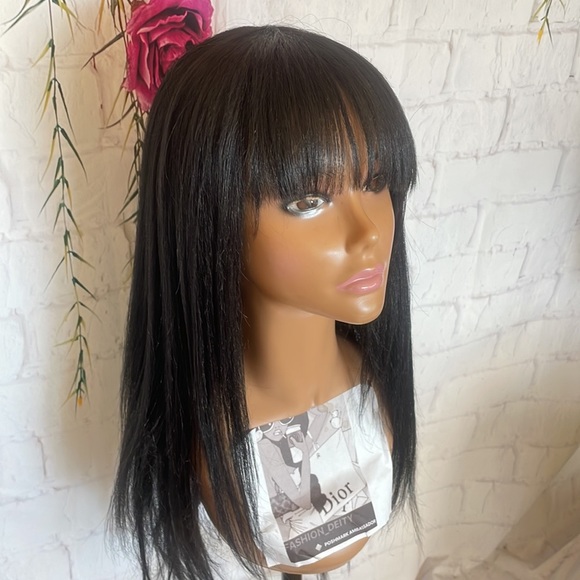 ? 24” Layered BROWN OMBRE YAKI STRAIGHT Bang Wig *NEW* main image 7